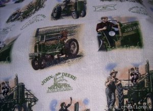 MadieBs John Deere Nap Mat Pad Cover w/Name