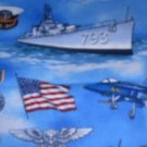 MadieBs Set of 2  U.S. Navy Ships  Crib Sheets New
