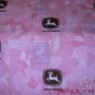 MadieBs Pink John Deere Custom Toddler Bed Sheet Set