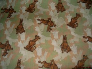 MadieBs Scooby Doo Camoi Crib/Toddler Bed Sheet Set