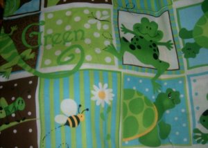 MadieBs Turtle Frog Fun  Crib/Toddler Bed Sheet Set