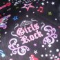 MadieBs Girls Rock Glitter  Crib/Toddler Bed Sheet Set