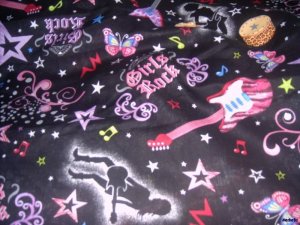MadieBs Girls Rock Personalized Pillowcase Set w/name