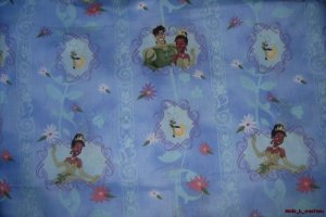 MadieBs Prince Princess Blu  Crib/Toddler Bed Sheet Set
