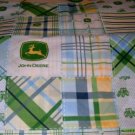 MadieBs John Deere Plaid New Crib/Toddler Bed Sheet Set