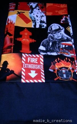 MadieBs  Fire Rescue Men Toddler Pillowcase w/name