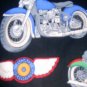 MadieBs Set of 2 Bikes Biker Crib Sheets New