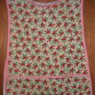 MadieBs Red Bird Cardinal  Custom Smock Cobbler Apron