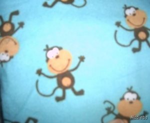 MadieBs Cute Little Monkeyr Custom  Pillowcase  w/Name