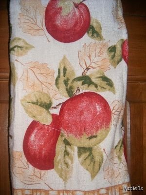 MadieBs Red Apples Plastic Bag Holder Dispenser New
