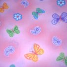 MadieBs Set of 2 Butterflies on Pink New  Crib Sheets