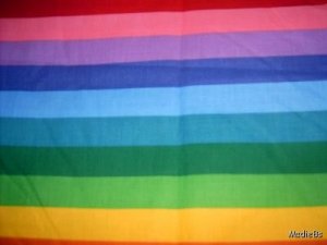 MadieBs Bright Rainbow Stripe Toddler Pillowcase w/name