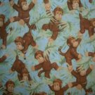 MadieBs Cute Monkeys Custom  Window Valance New
