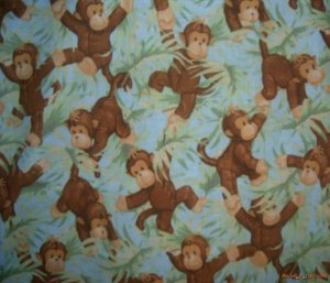MadieBs Cute Monkeys Custom  Window Valance New