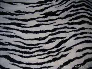 MadieBs Custom Zebra Stripe B&W  Crib  Bumper Pads