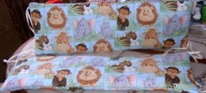 MadieBs Jungle Babies Cradle Bumpers & Diaper Stacker