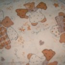 MadieBs Angel Bears Flannel Cradle Sheet Custom  New