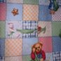 MadieBs Blue Jean Teddy Kinder Nap Mat Pad Cover w/Name