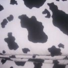 MadieBs Black White Cow Spot   Nap Mat Pad Cover w/Name