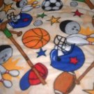 MadieBs All Sport Flannel Custom  Pillowcase  w/Name
