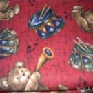 MadieBs Musical Bears Drums Horn Crib Sheet Custom New