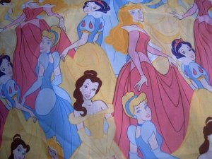 MadieBs Princess Kinder Nap Mat Pad Cover w/Name Set