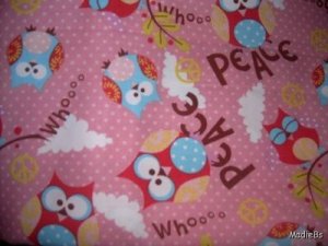 MadieBs Whimsy Owls Peace  Custom  Pillowcase  w/Name