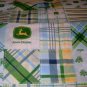 MadieBs John Deere Plaid  Custom Crib Set New