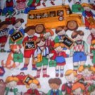 MadieBs Schhol Bus Children  Custom  Pillowcase  w/Name