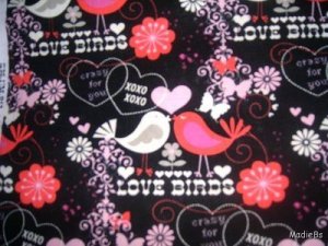 MadieBs Valentine Love Birds Custom Pillowcase w/Name