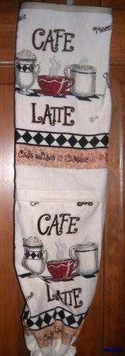 MadieBs Cafe Latte Cups  Plastic Bag Holder Dispenser