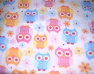 MadieBs Whimsy Cute Owls  Toddler Pillowcase w/name