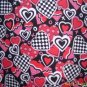 MadieBs Multi Hearts Red Custom Smock Cobbler Apron