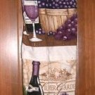 MadieBs Fruit of the Vine  Plastic Bag Holder Dispenser