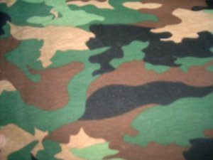 MadieBs  Green Camo Cotton Crib Toddler Bed Sheet Set New