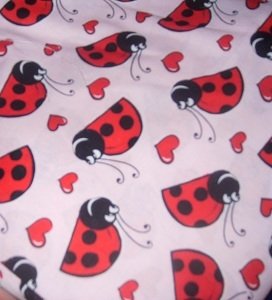 MadieBs LadyBug 3 Pc. Nap Pad Cover w/Name