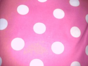 MadieBs  Pink and White Dot Crib Toddler Bed Sheet Set New