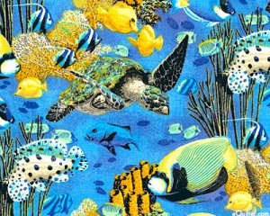 MadieBs Tropical Fish Fun Crib Toddler Bed Sheet Set New