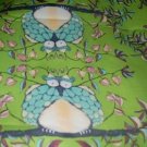 MadieBs Sweet Owls Green King Pillowcases w/name Custom