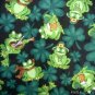 MadieBs Green Shamrock Frogs Custom Smock Cobbler Apron