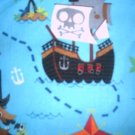 MadieBs Little Pirates Ship Ocean  Nap Pad Cover w/Name