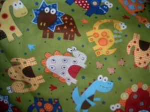 MadieBs Dinosaur Fun Colors  Nap Mat Pad Cover w/Name