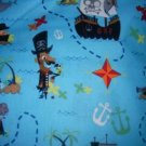 MadieBs Pirate Ship Cute Boys  Nap Mat Pad Cover w/Name