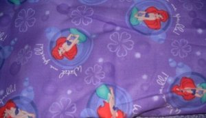 MadieBs  Ariel Kinder Nap Mat Pad Cover Set  w/Name