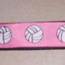 MadieBs Volley Ball Pink Key Fob Wristlet New