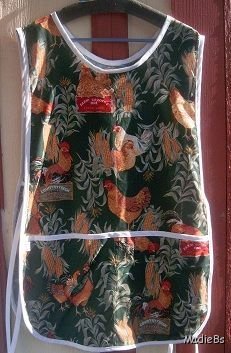 Oh My Chickens Hens Roosters  Custom Smock Cobbler Apron