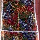 Oh My Texas Wild Flwers Blue Bonnets Paint Brushes Custom Smock Cobbler Apron