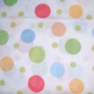 MadieBs Multi Colored  Polka Dot  New Custom Cotton  Nap Mat Pad Cover w/Name
