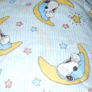 MadieBs Sweet Snoopy on Blue  Cotton  Personalized Custom  Pillowcase  w/Name