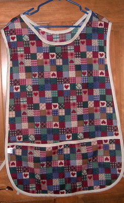 MadieBs Country Patchwork Hearts  Cotton Fabric Custom Smock Cobbler Apron